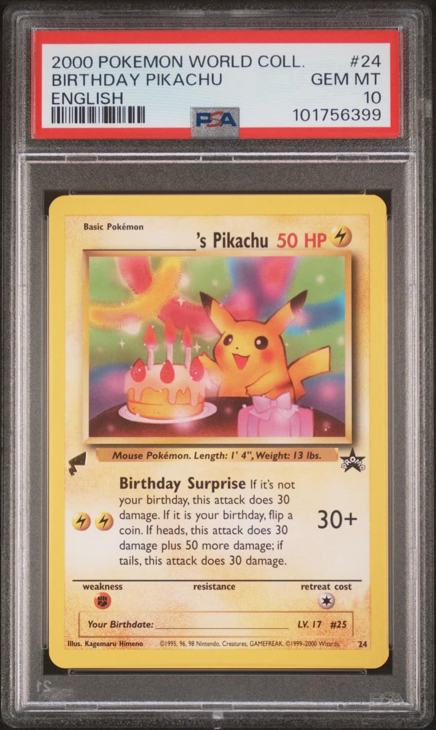 Birthday Pikachu