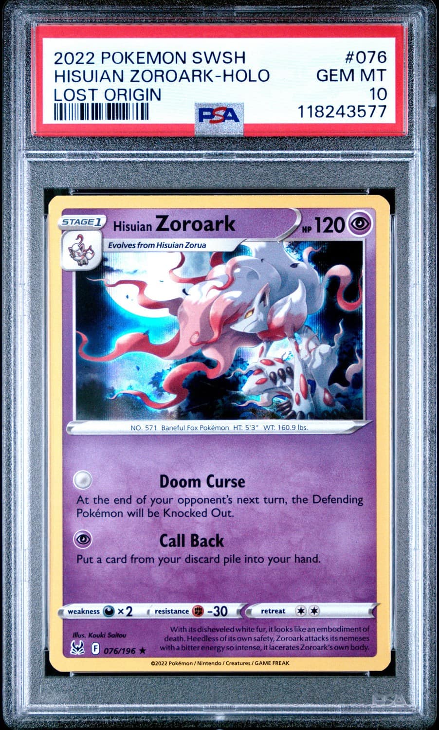 Hisuian Zoroark
