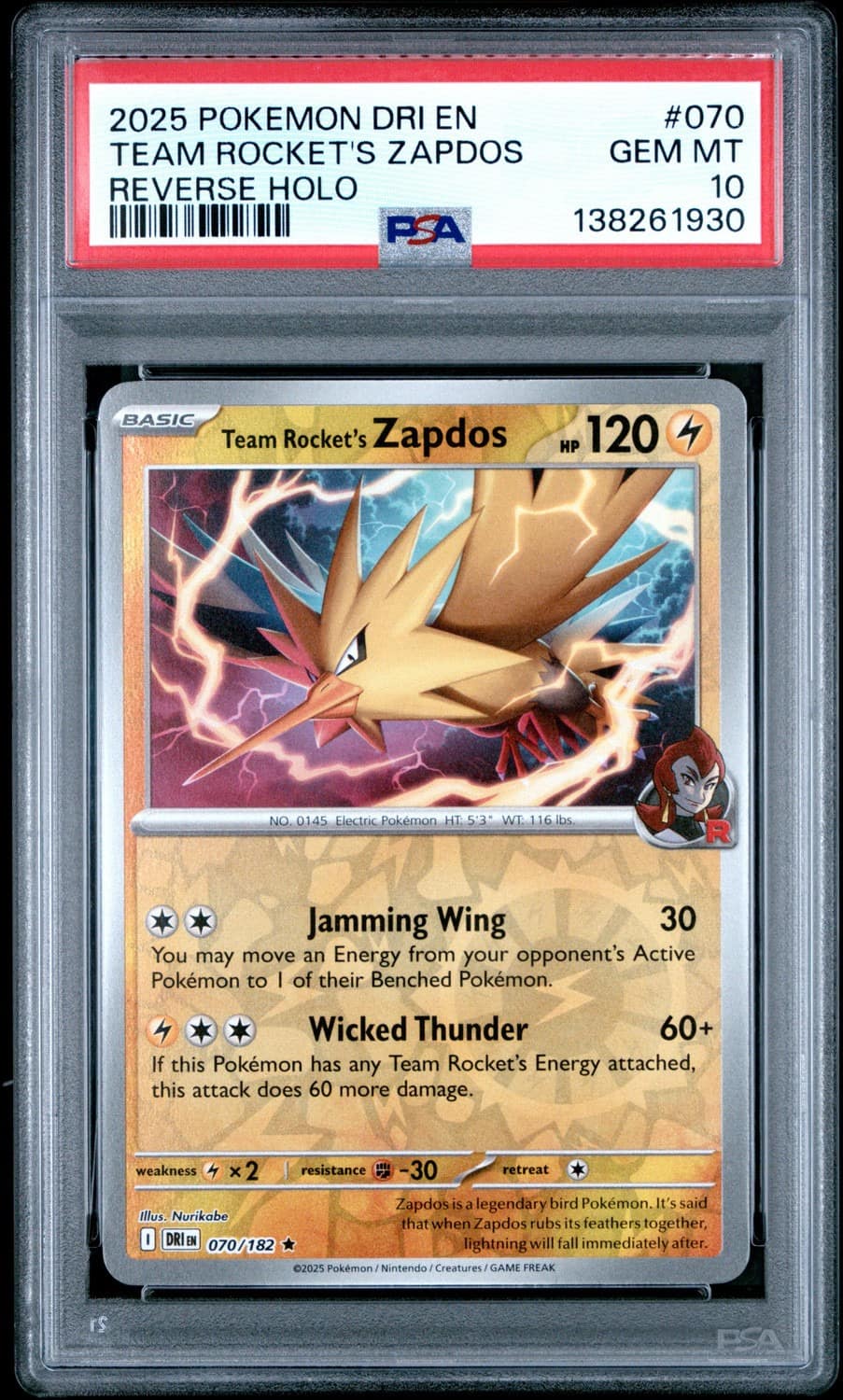 Team Rocket'S Zapdos