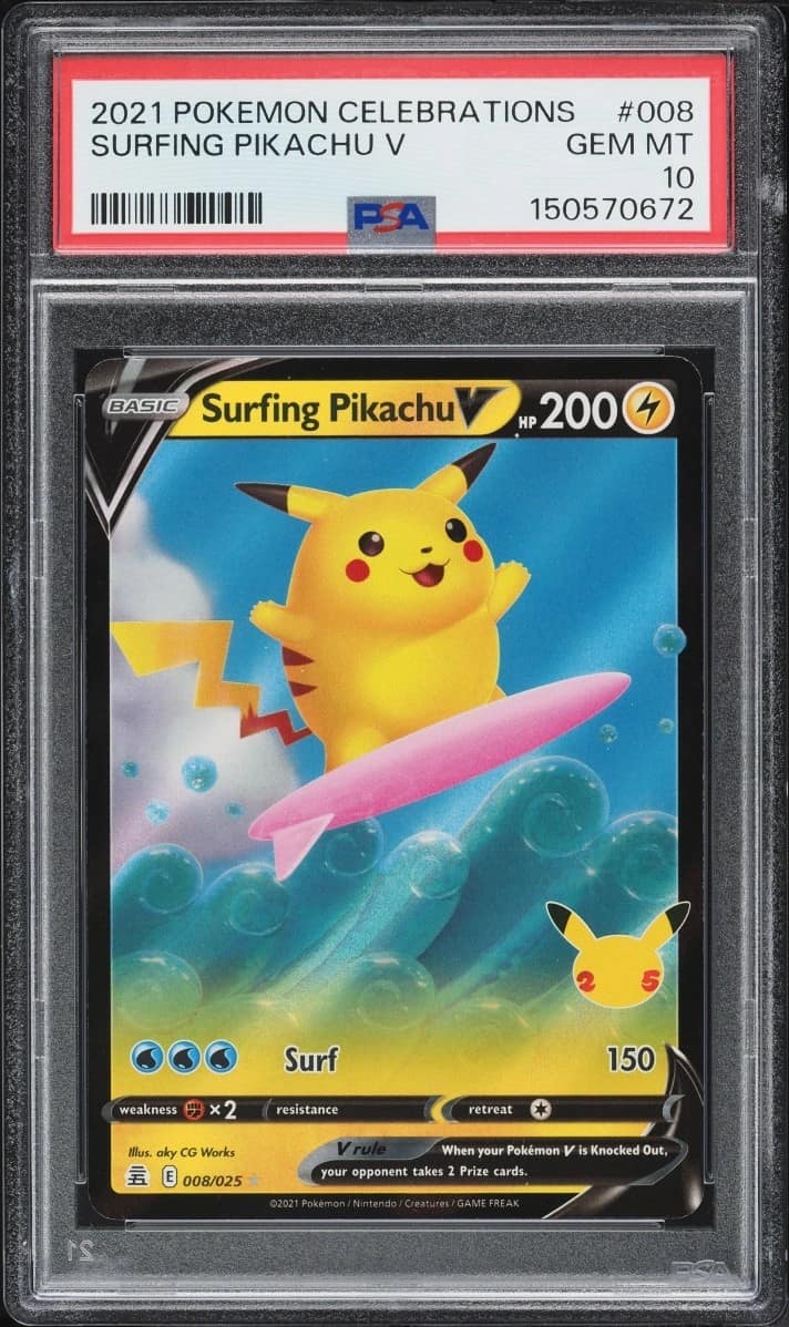 Surfing Pikachu V