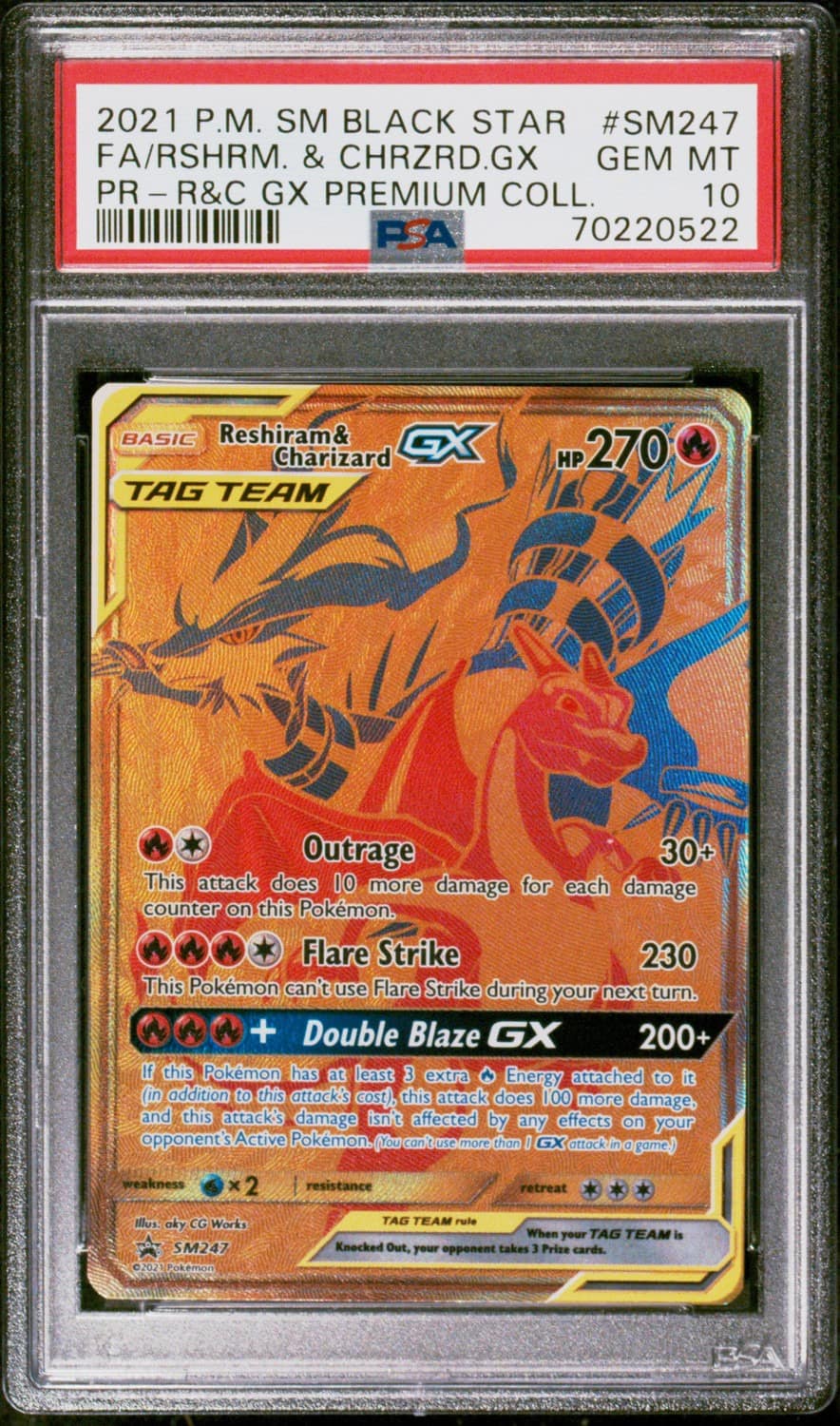 Reshiram & Charizard Gx