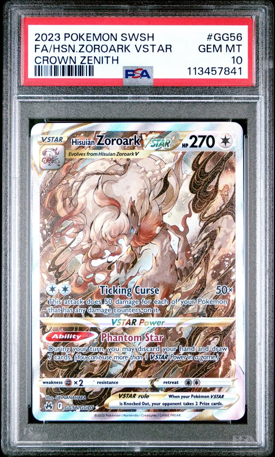 Hisuian Zoroark Vstar