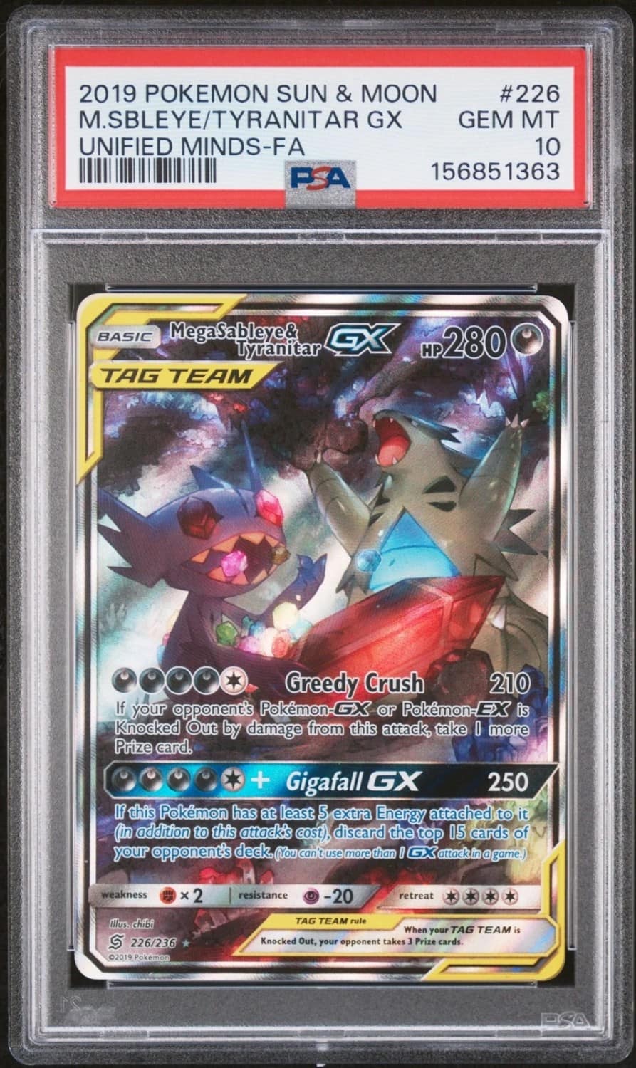 Mega Sableye & Tyranitar Gx