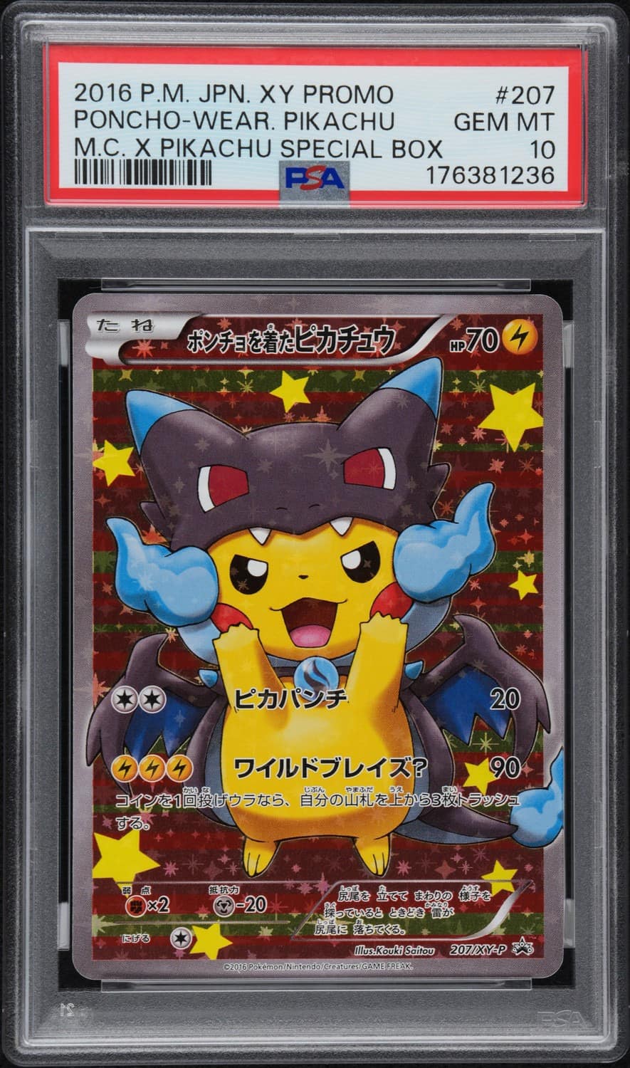 Poncho-Wearing Pikachu