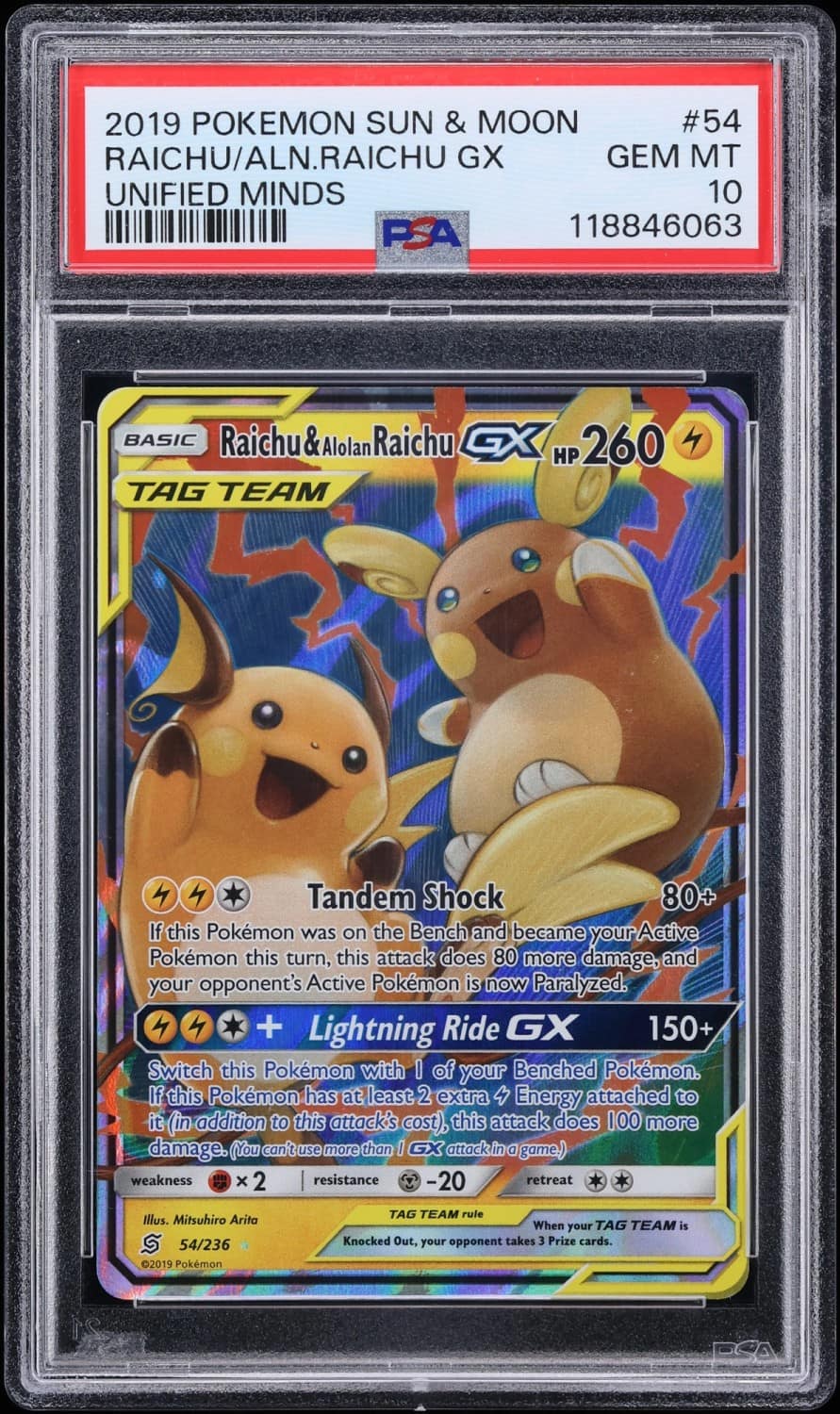 Raichu & Alolan Raichu Gx