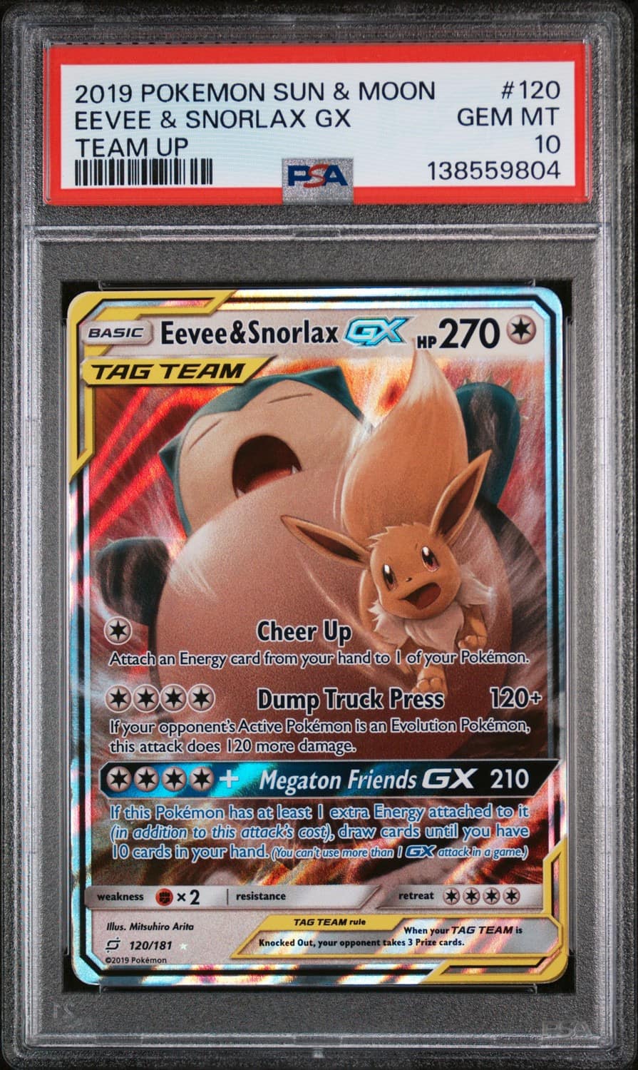 Eevee & Snorlax Gx