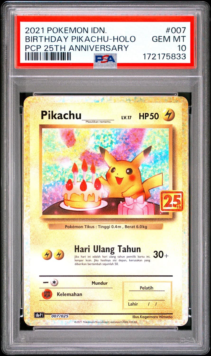 Birthday Pikachu