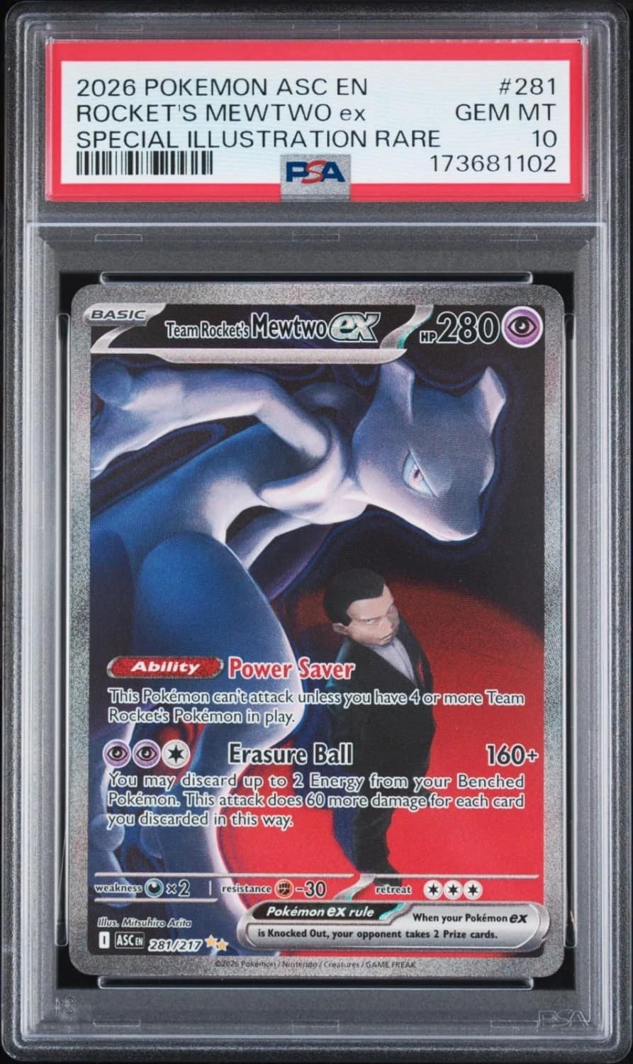 Rocket'S Mewtwo Ex