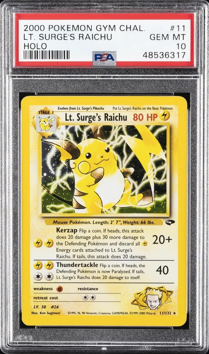 Lt. Surge'S Raichu