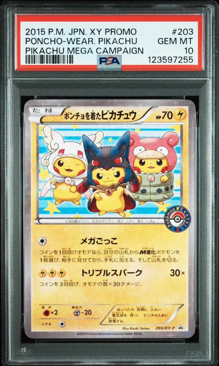 Poncho-Wear Pikachu