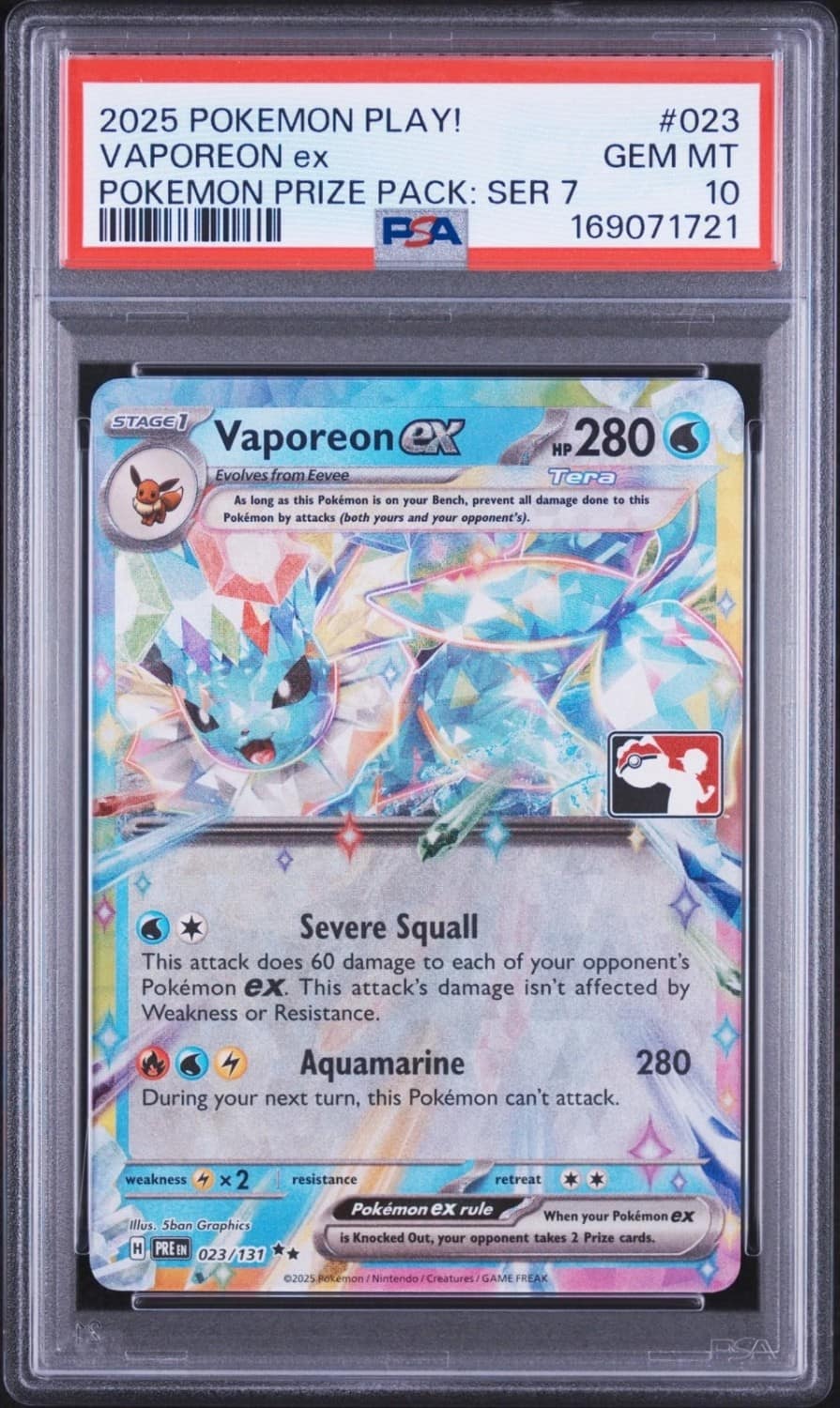 Vaporeon Ex