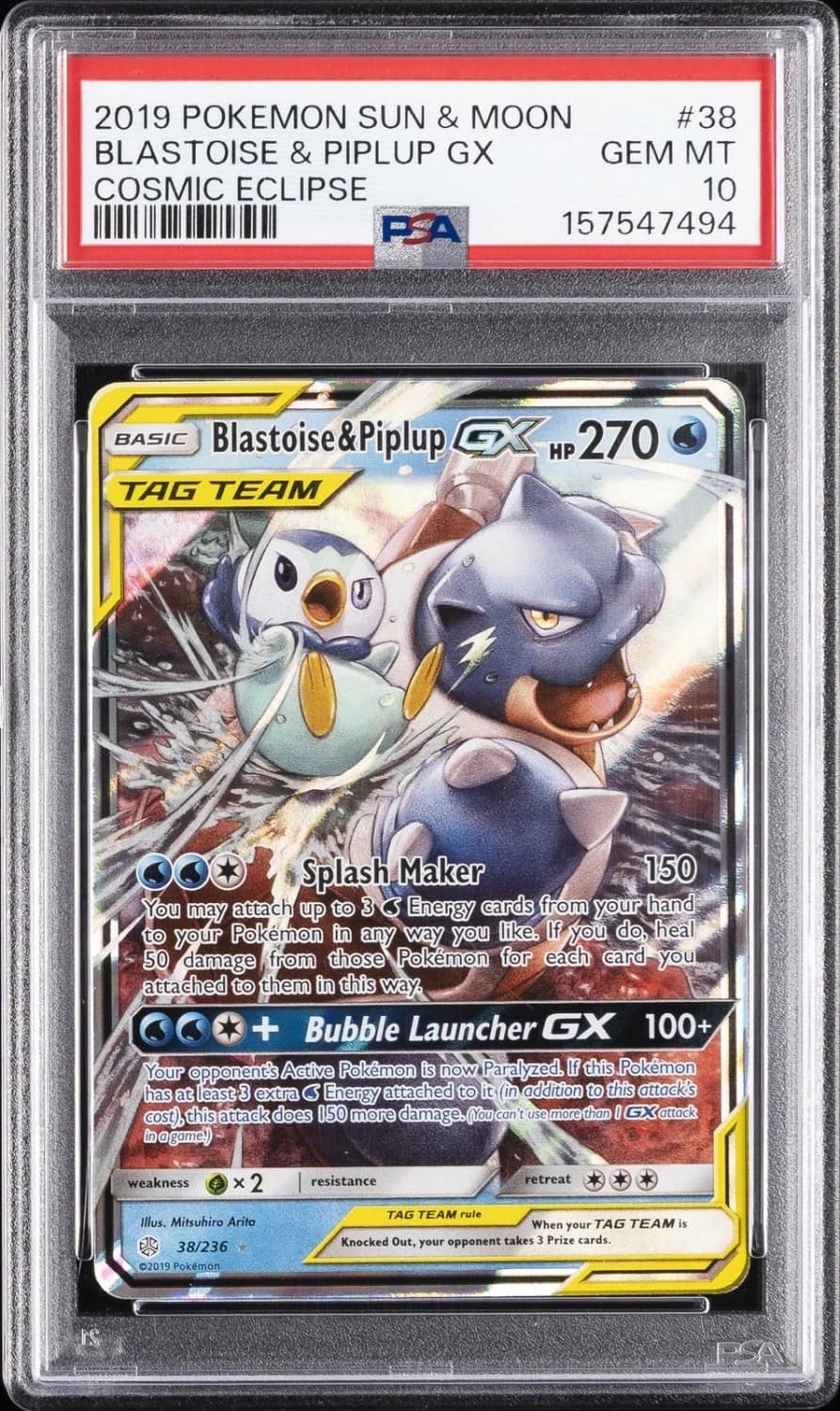 Blastoise & Piplup Gx
