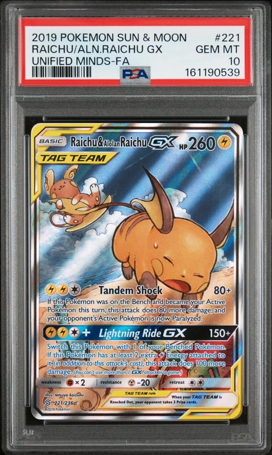 Raichu & Alolan Raichu Gx