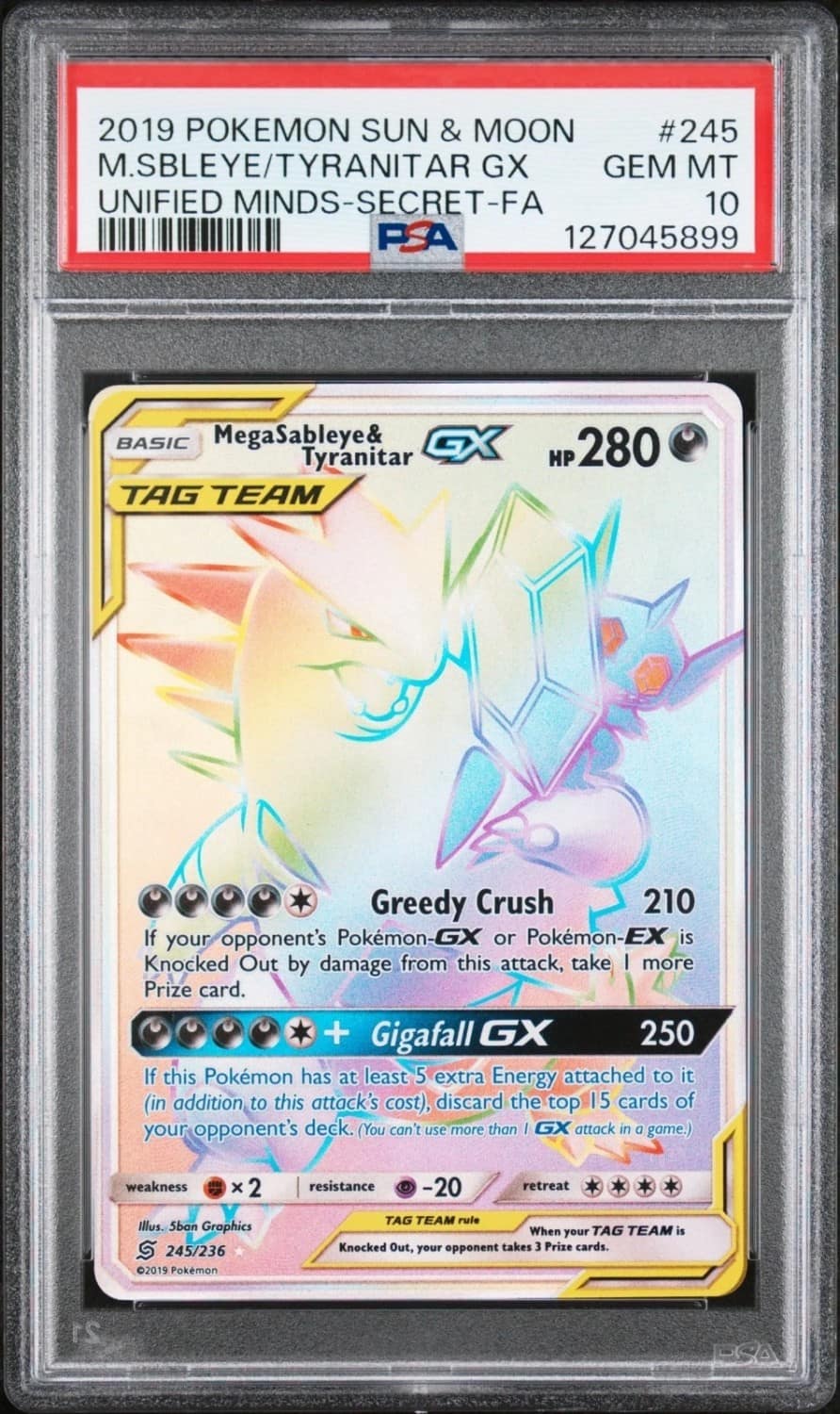Mega Sableye & Tyranitar Gx