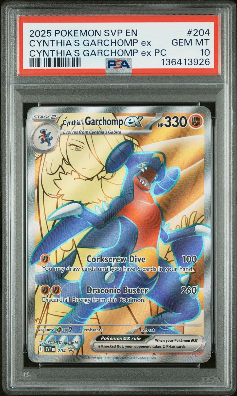 Cynthia'S Garchomp Ex