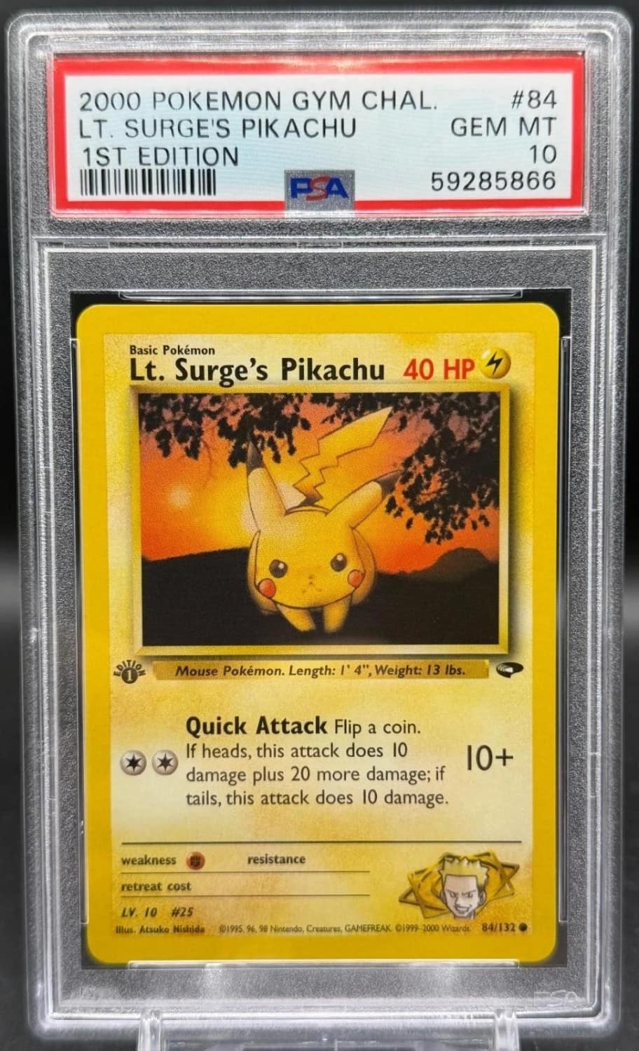 Lt. Surge'S Pikachu