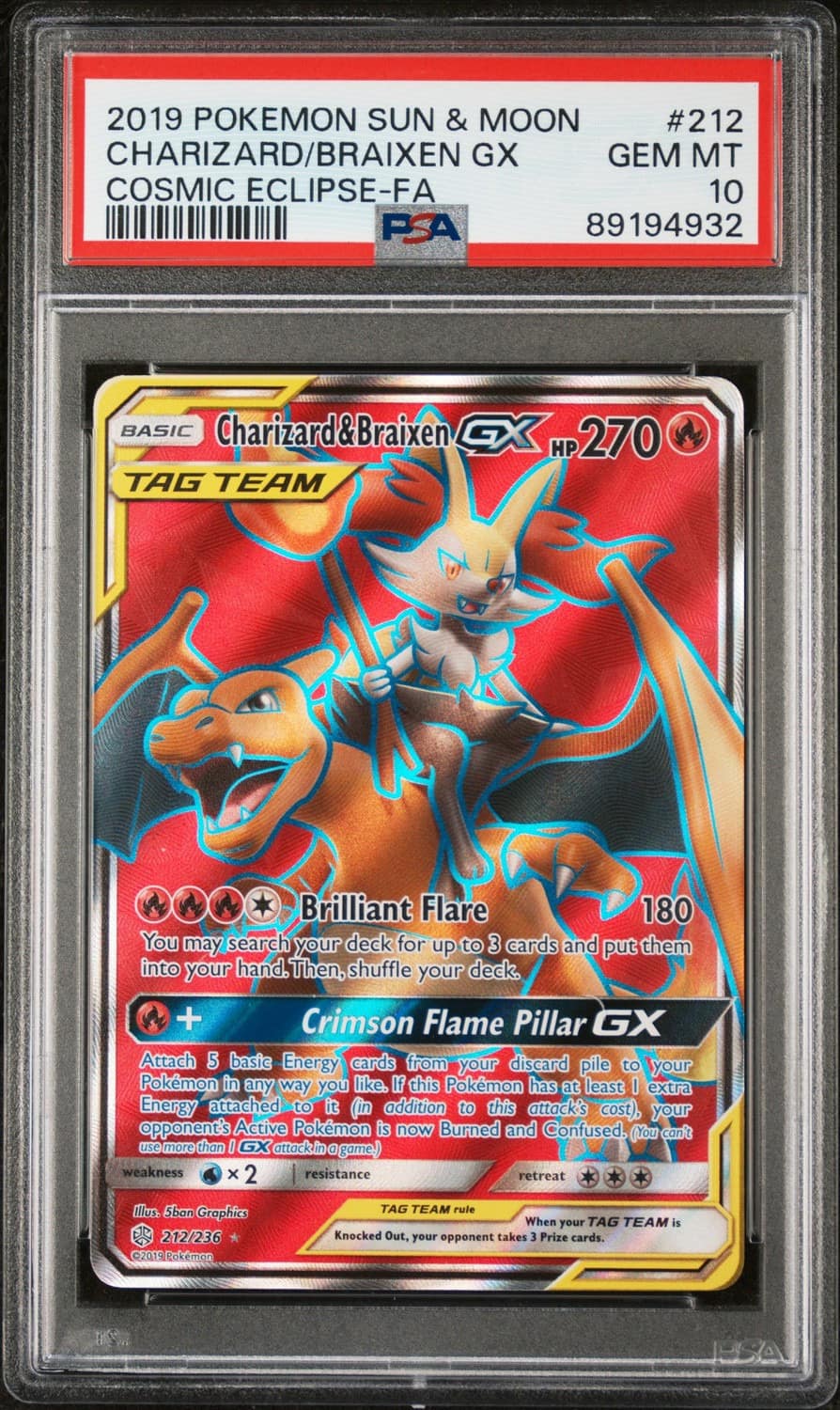 Charizard/braixen Gx
