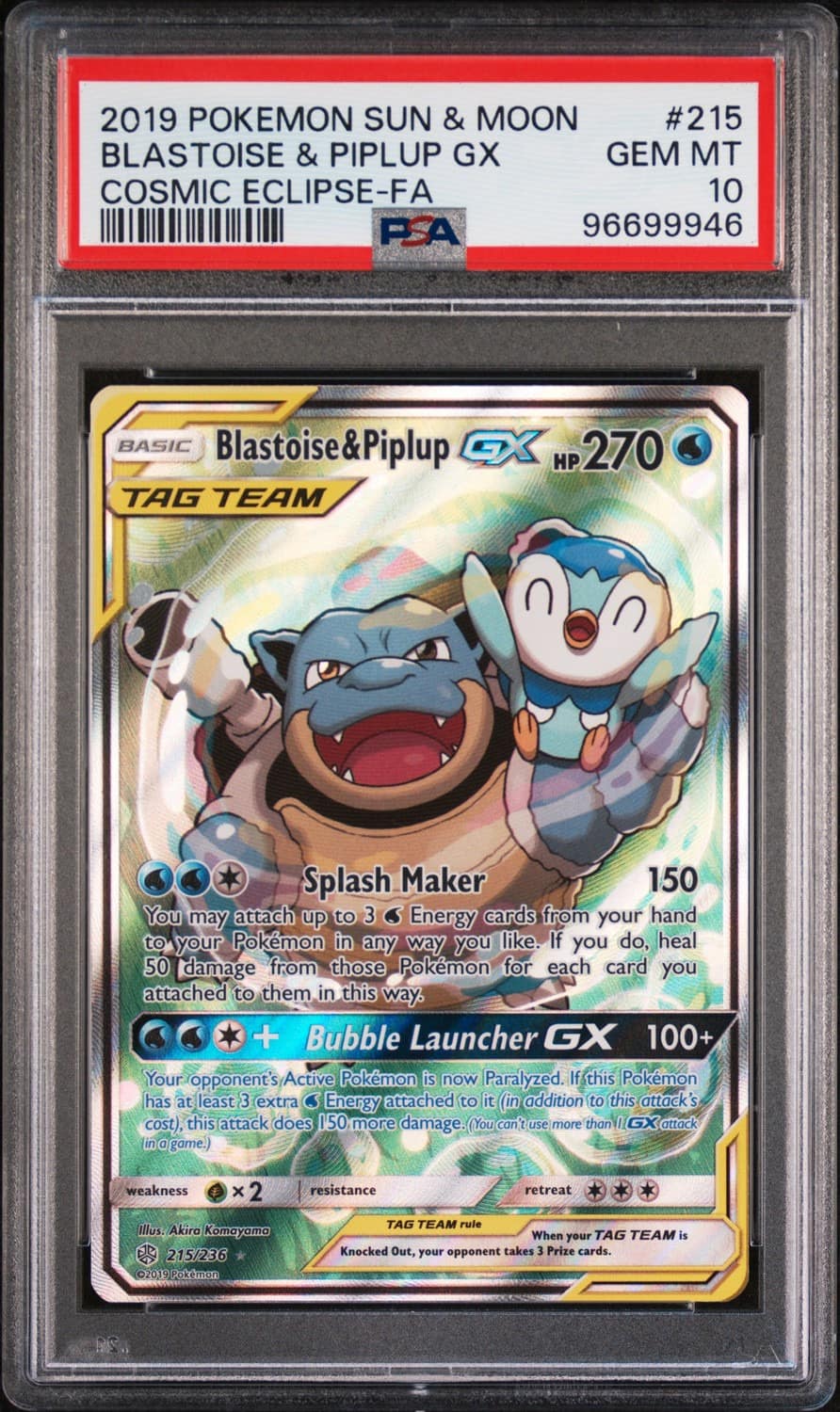 Blastoise & Piplup Gx