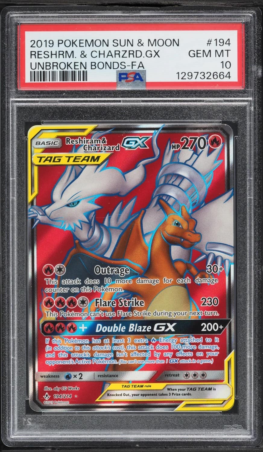 Reshiram & Charizard Gx