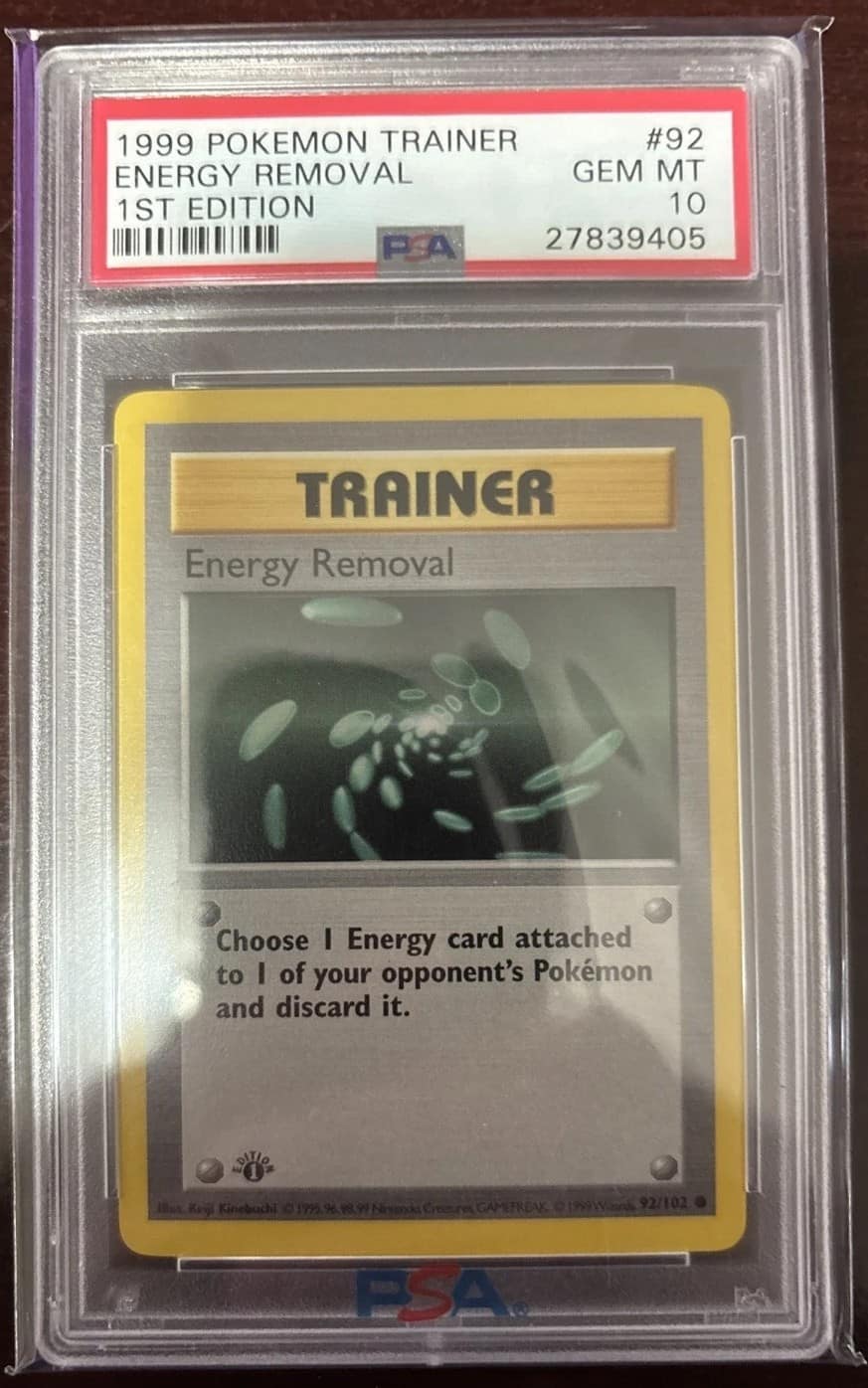 Energy Removal