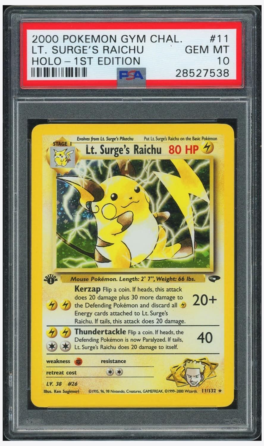 Lt. Surge'S Raichu