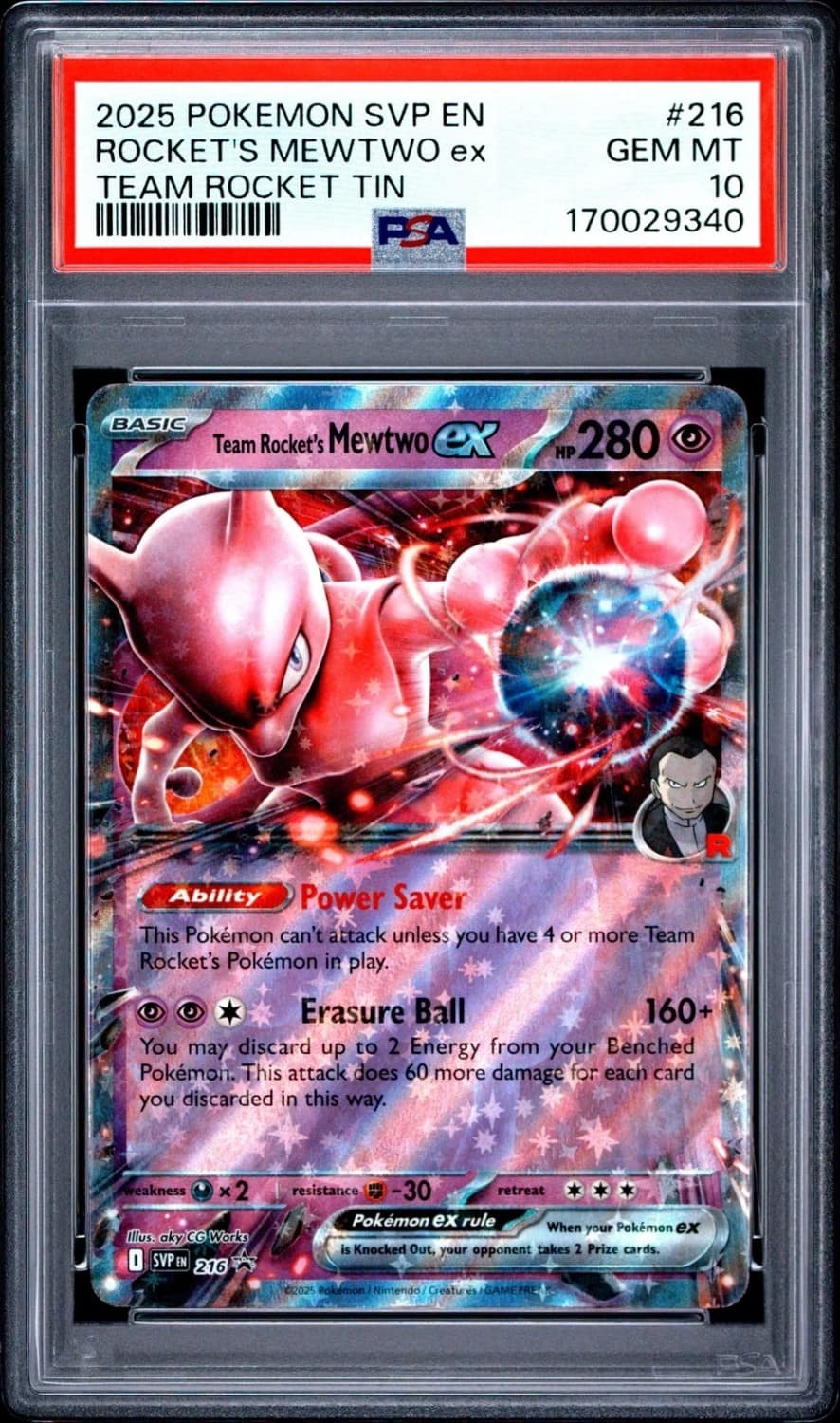 Rocket'S Mewtwo Ex