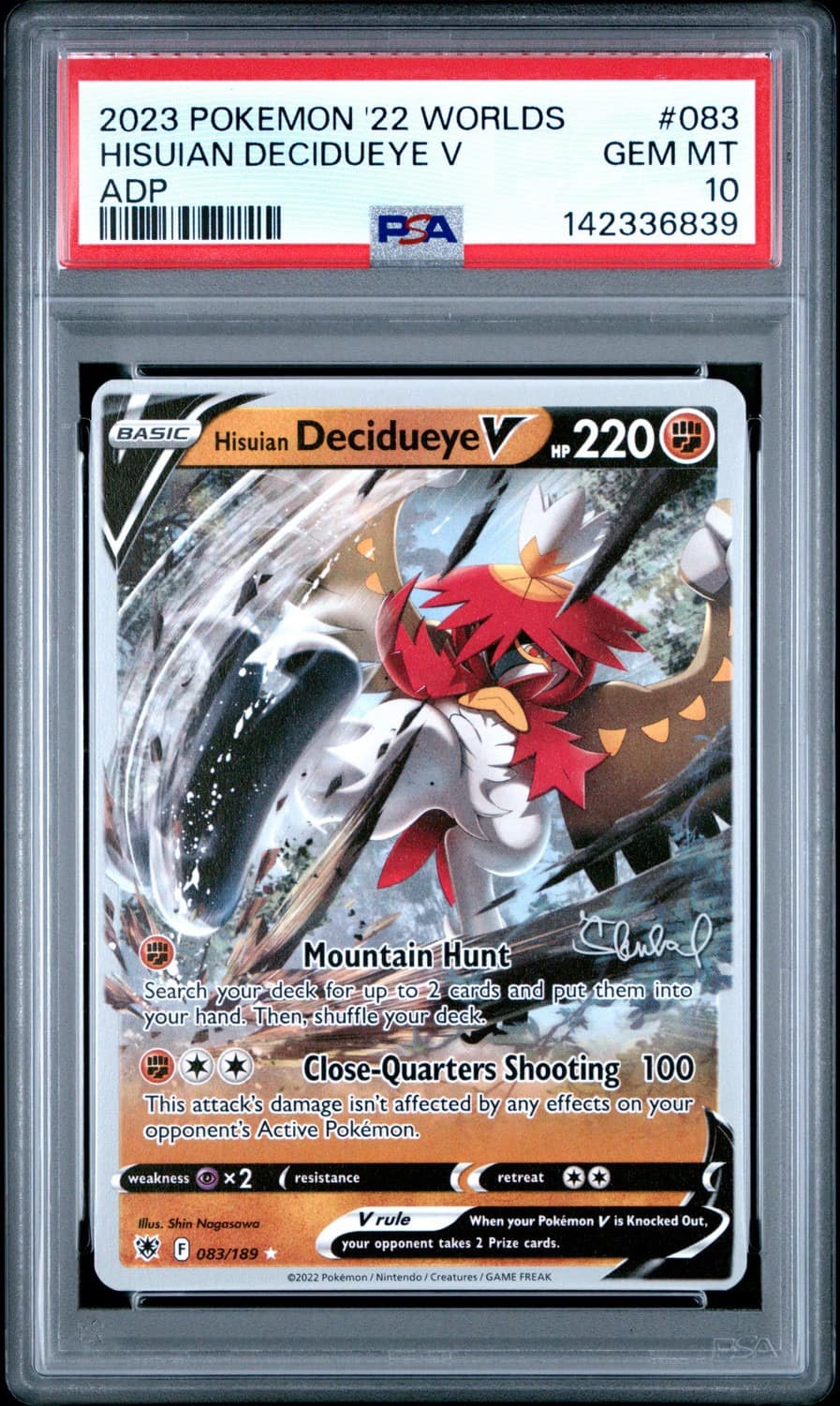 Hisuian Decidueye V