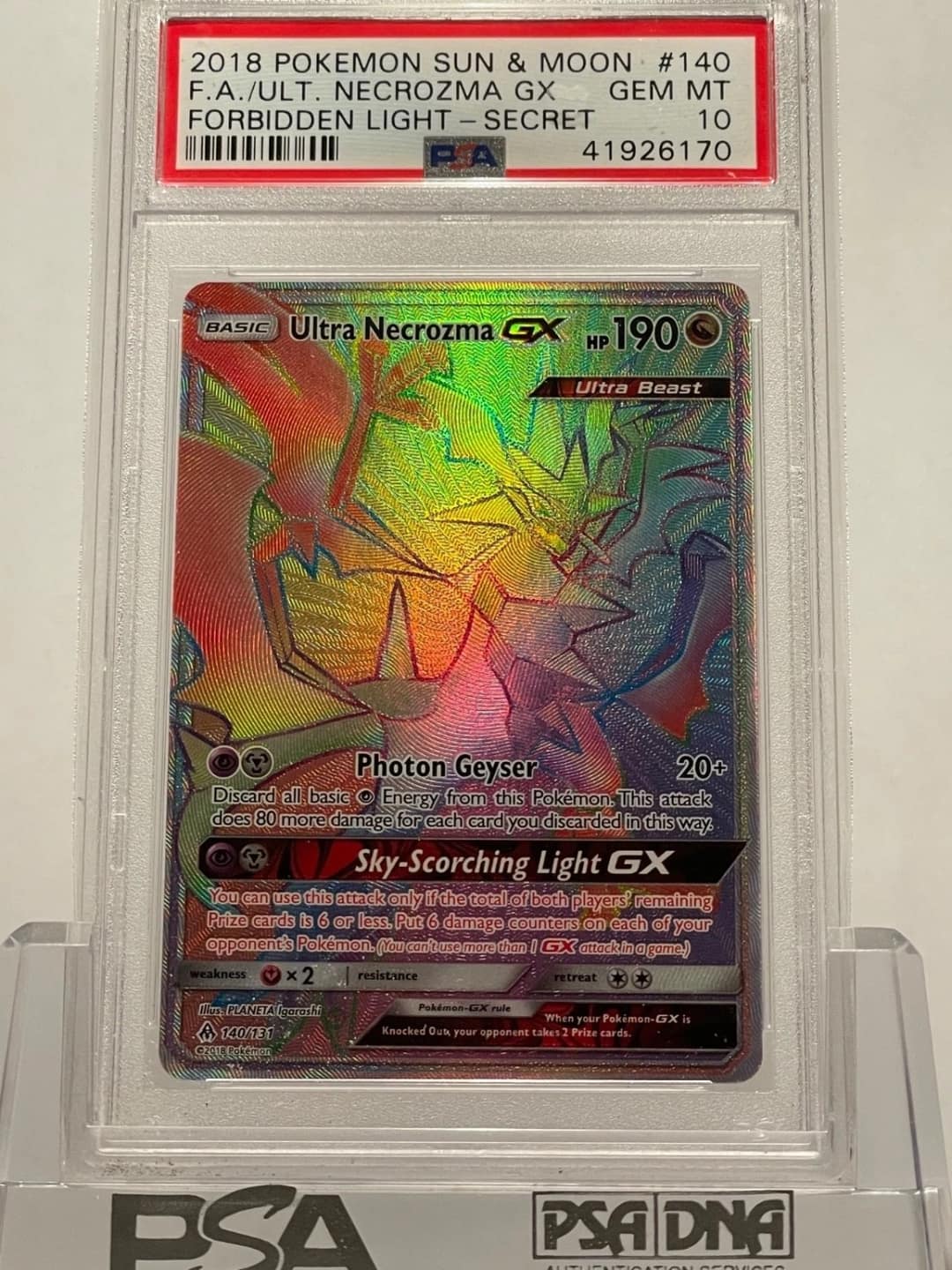Ultra Necrozma Gx