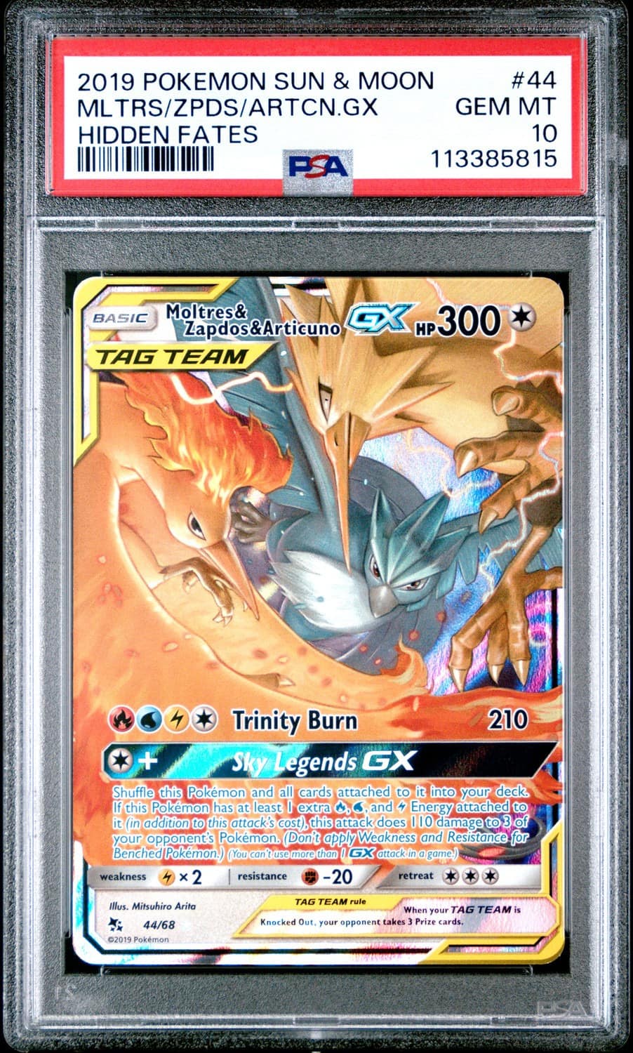 Moltres & Zapdos & Articuno Gx