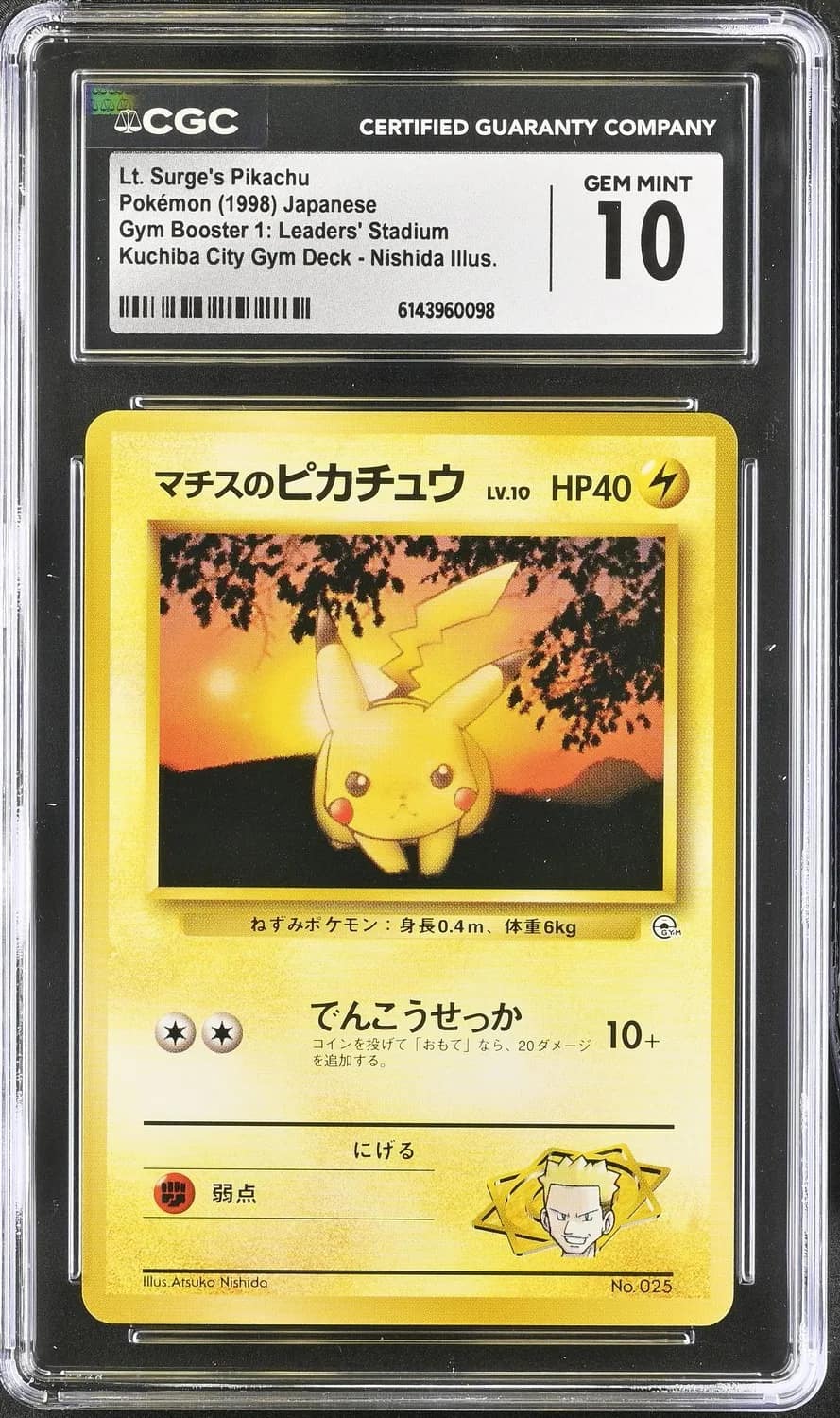 Lt. Surge'S Pikachu