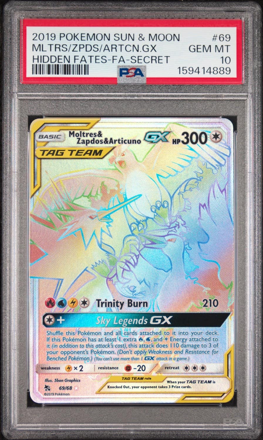 Moltres & Zapdos & Articuno Gx