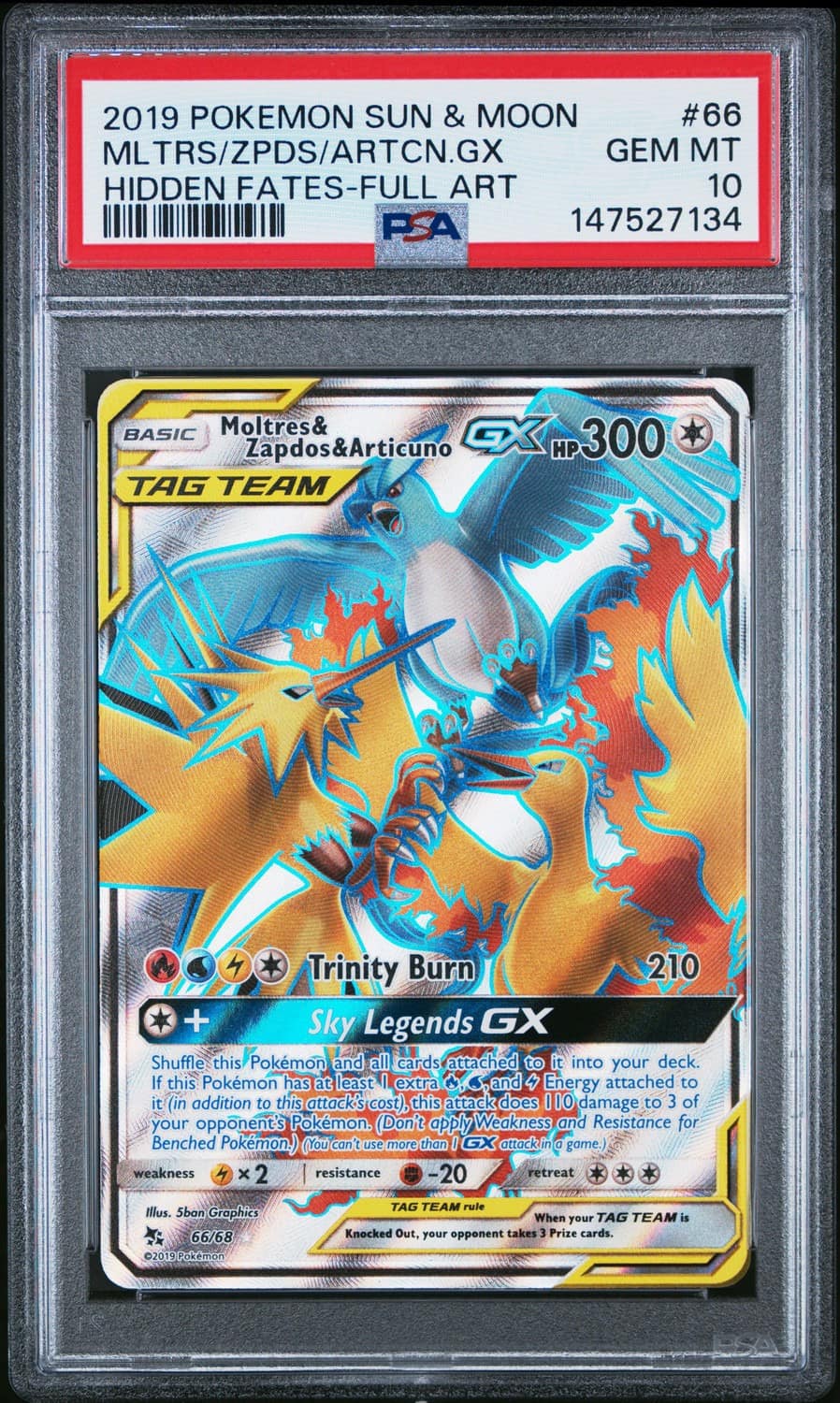 Moltres & Zapdos & Articuno Gx