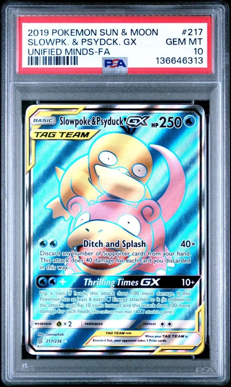 Slowpoke & Psyduck Gx