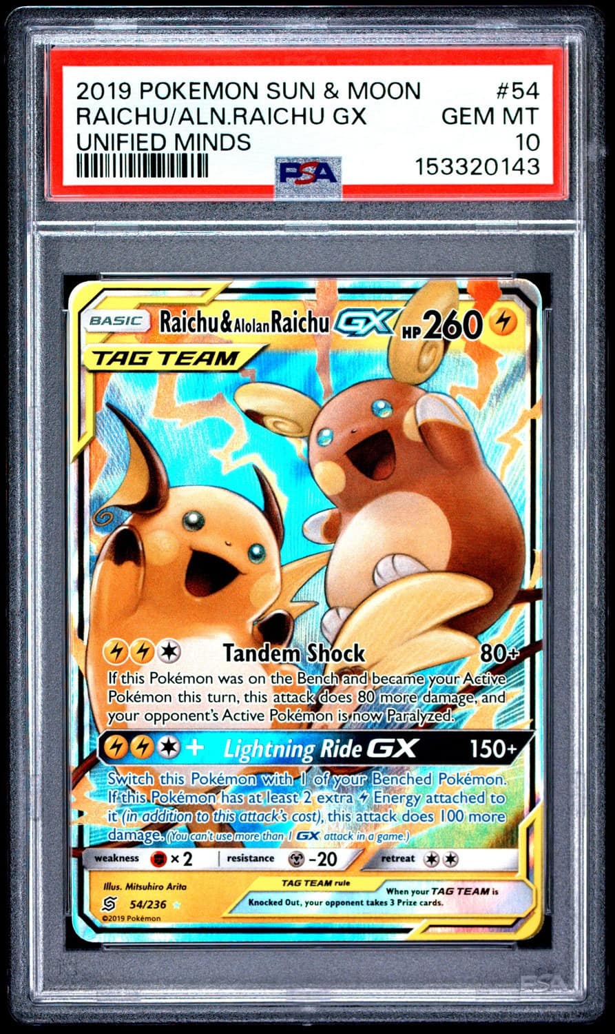 Raichu & Alolan Raichu Gx