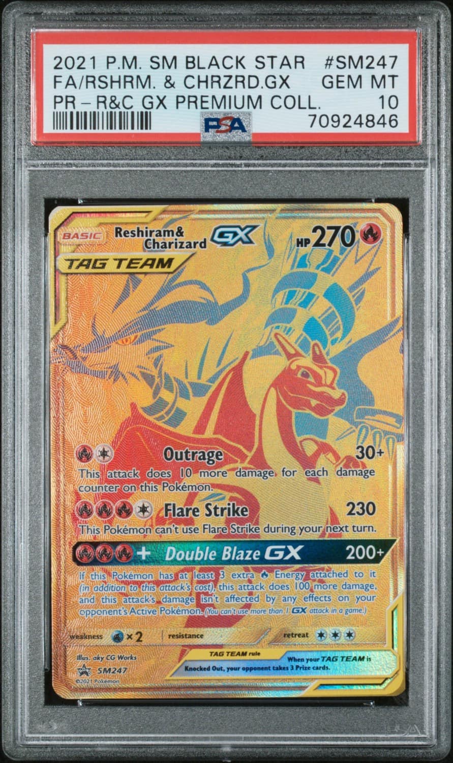 Reshiram & Charizard Gx