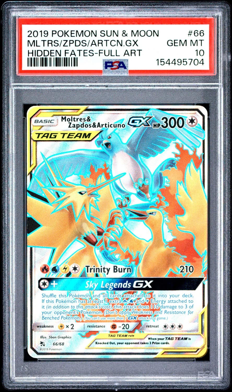 Moltres & Zapdos & Articuno Gx