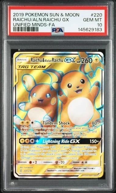 Raichu & Alolan Raichu Gx