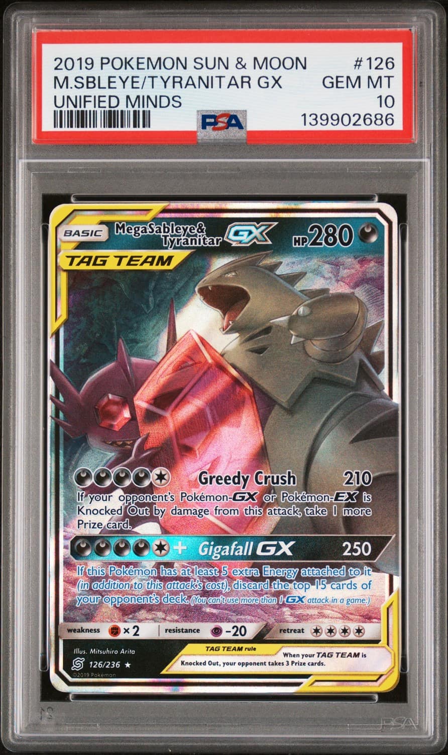Mega Sableye & Tyranitar Gx