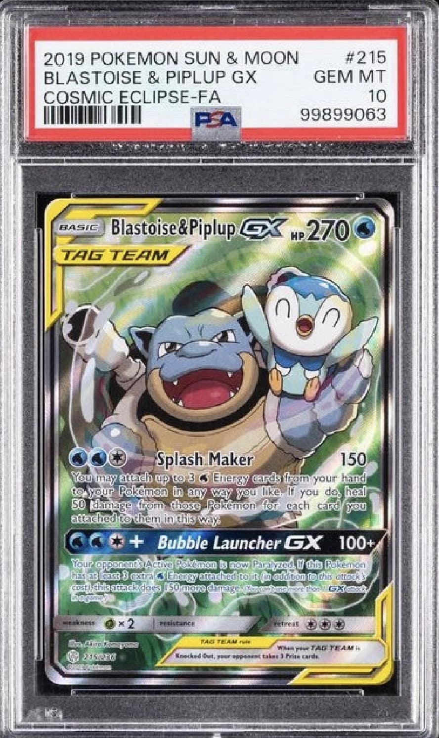 Blastoise & Piplup Gx