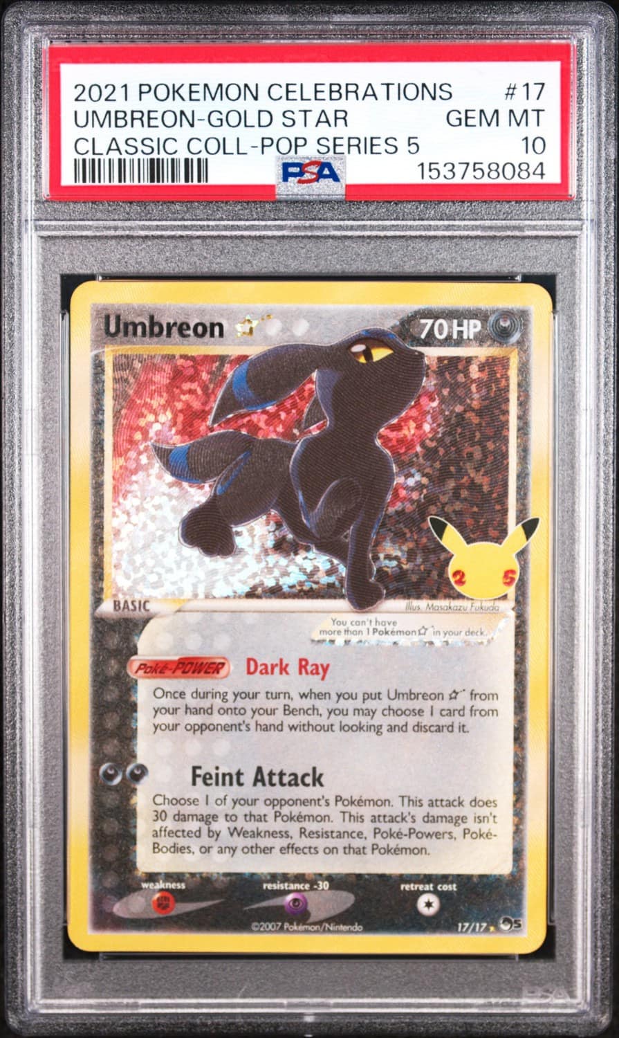 Umbreon-Gold Star