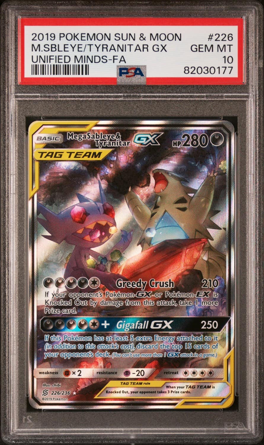 Mega Sableye & Tyranitar Gx