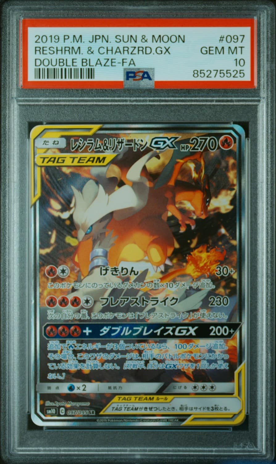 Reshiram & Charizard Gx