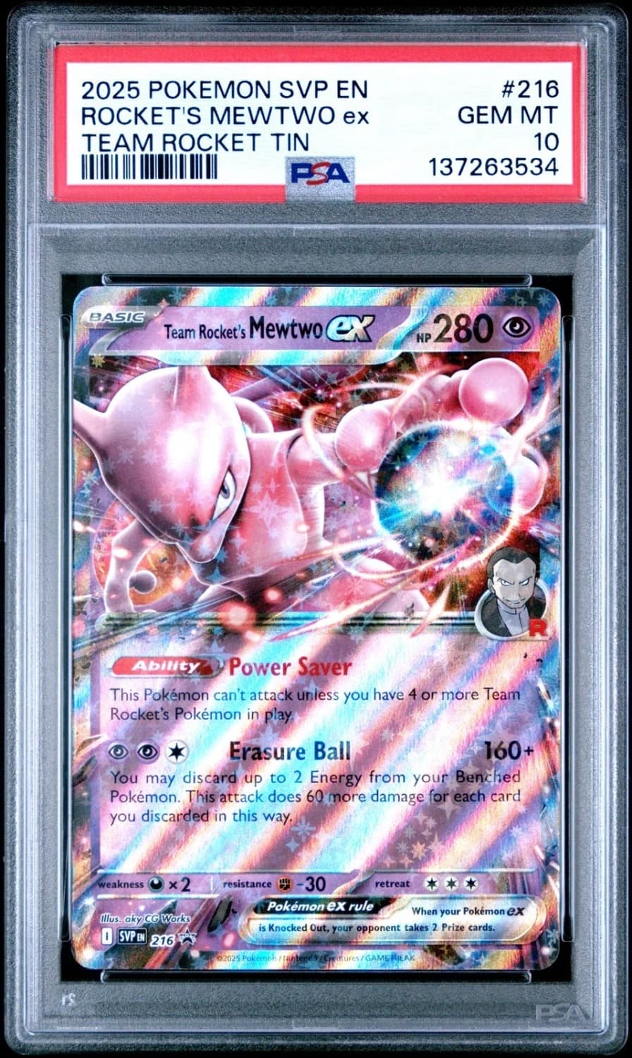 Rocket'S Mewtwo Ex