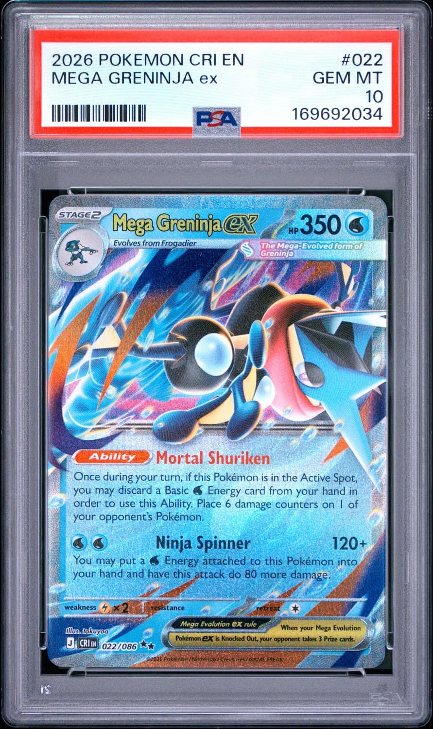 Mega Greninja Ex