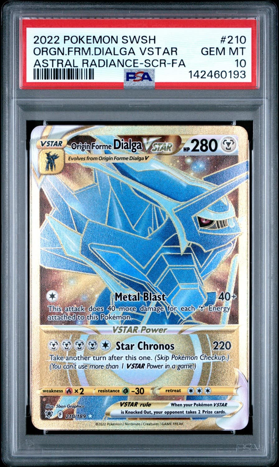 Origin Forme Dialga Vstar