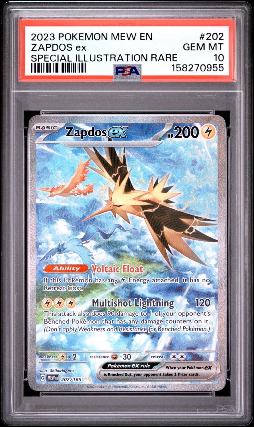 Zapdos Ex
