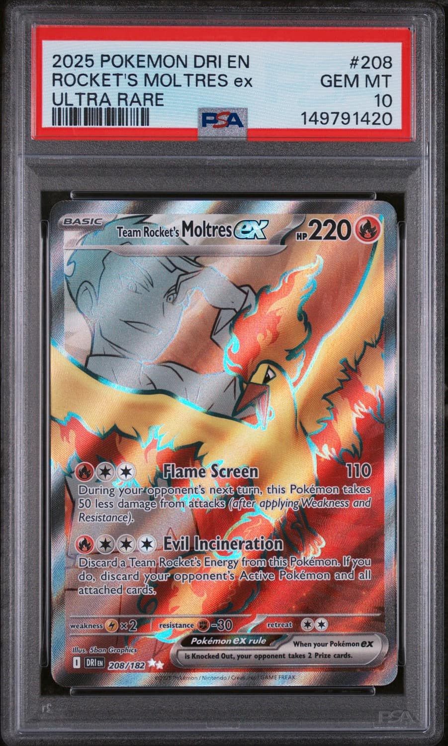 Rocket'S Moltres Ex