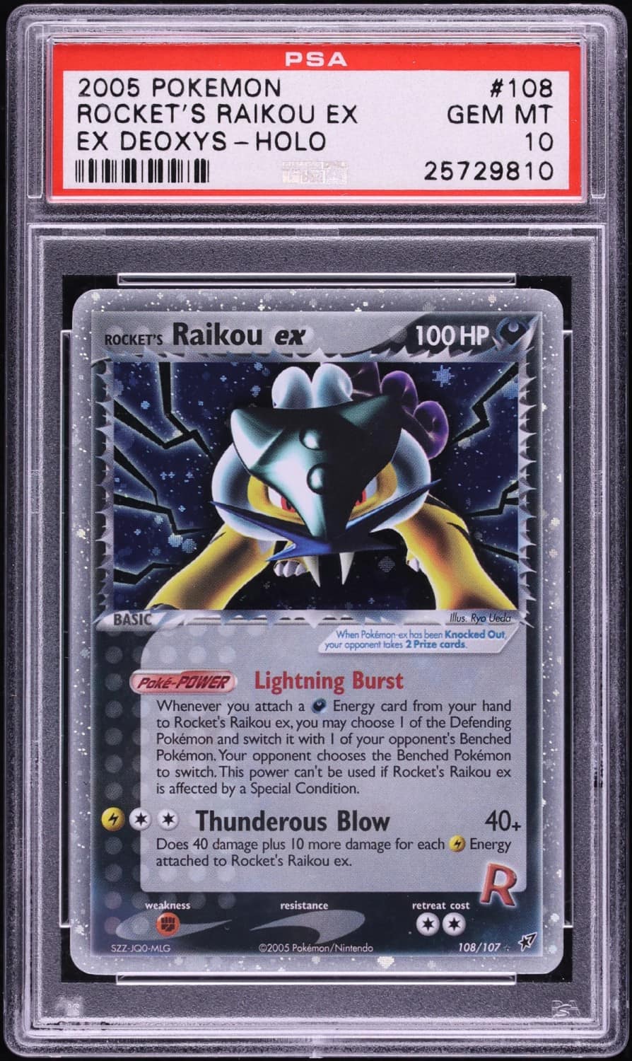 Rocket'S Raikou Ex