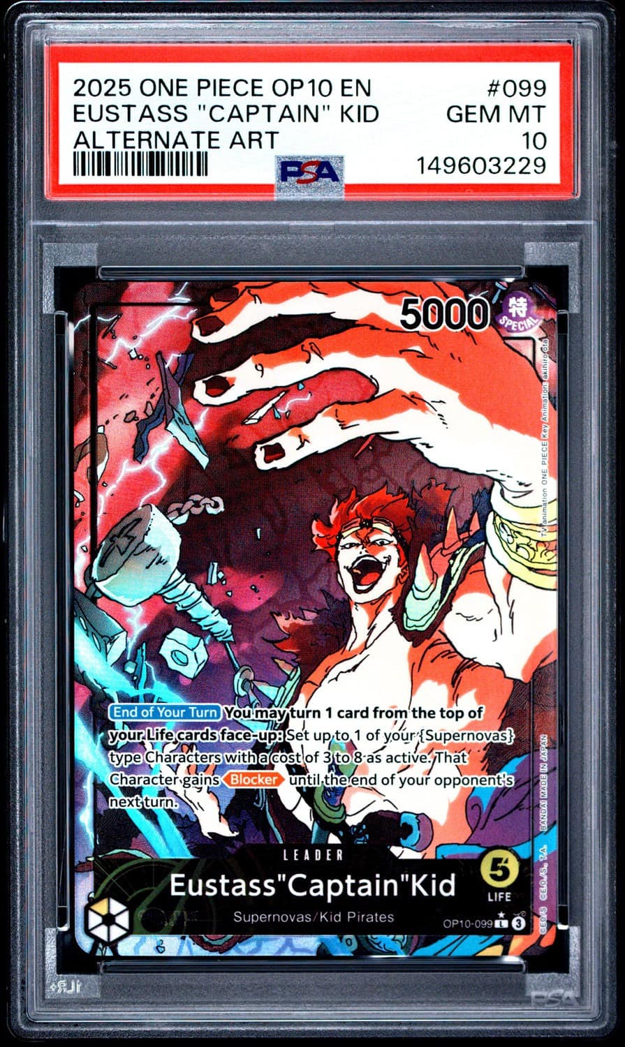 Eustass "captain" Kid