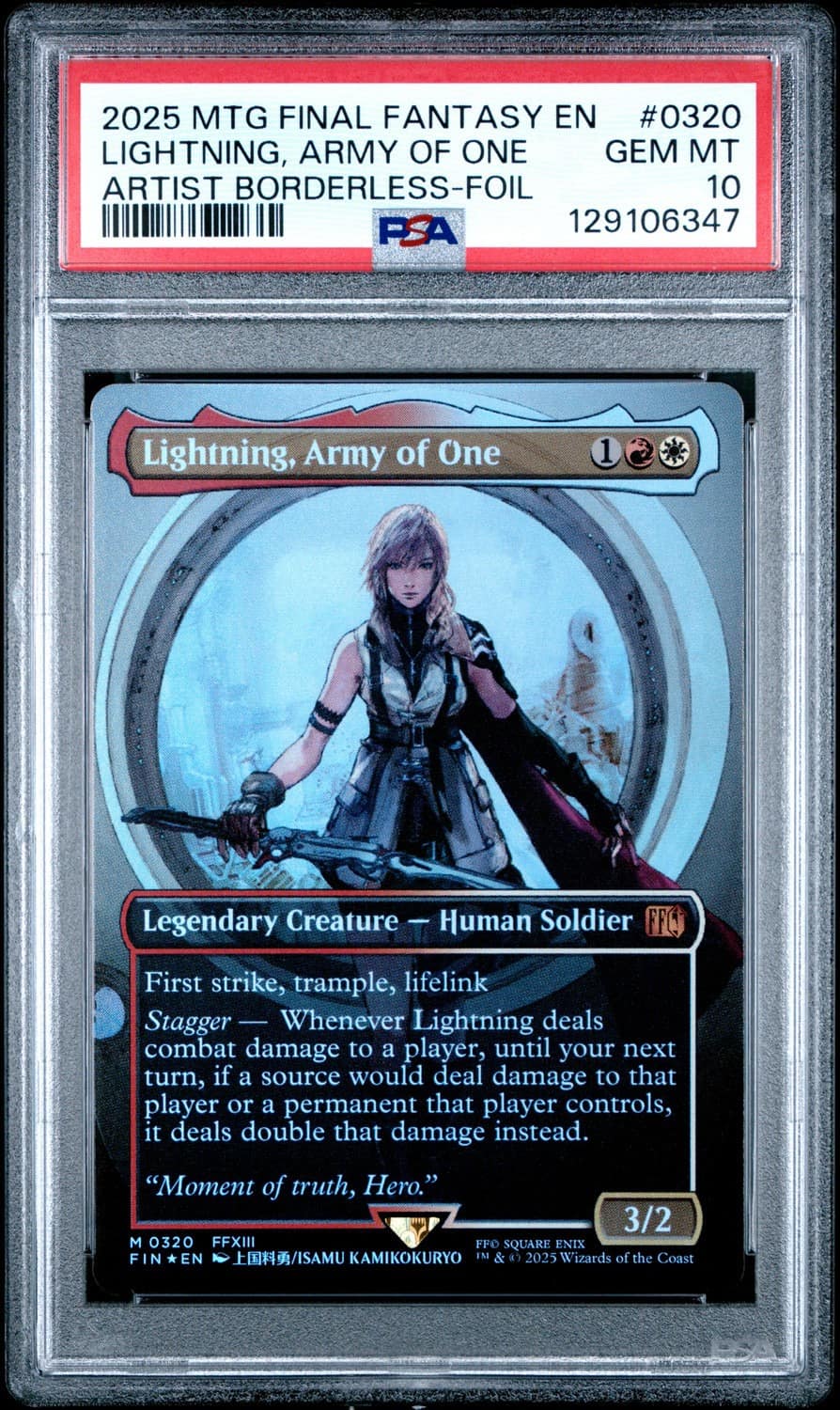Lightning, Army Of One